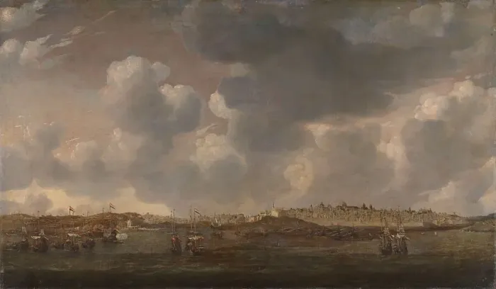 Framed Print : View of Salee, Morocco, 1662-1668. Creator: Reinier Zeeman Framed Print : View of Salee, Morocco, 1662-1668. Creator: Reinier Zeeman
