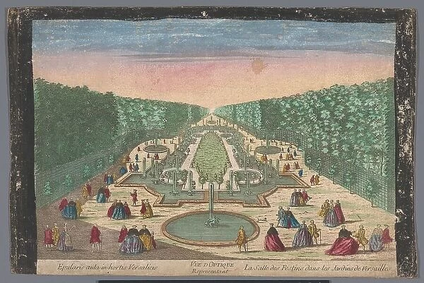 View of the Salle des Festins in the garden of Versailles, 1700-1799. Creator: Anon