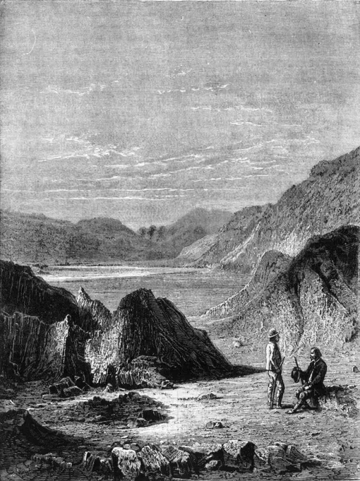 Framed Print : View of the Salt Mountains of Rawal Findi, Himalayas, c1891. Creator: James Grant Framed Print : View of the Salt Mountains of Rawal Findi, Himalayas, c1891. Creator: James Grant