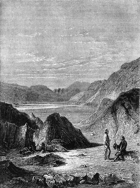 View of the Salt Mountains of Rawal Findi, Himalayas, c1891. Creator: James Grant