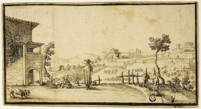 Framed Print : View of San Miniato and San Francesco al Monte Outside Florence, n.d. Creator: Valerio Spada Framed Print : View of San Miniato and San Francesco al Monte Outside Florence, n.d. Creator: Valerio Spada