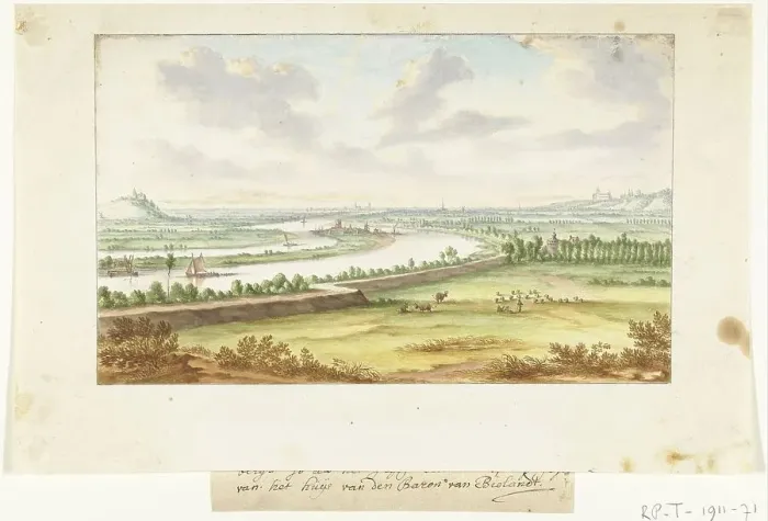 Framed Print : View of Schenkenschans, 1666-1706. Creator: Jan van Call Framed Print : View of Schenkenschans, 1666-1706. Creator: Jan van Call