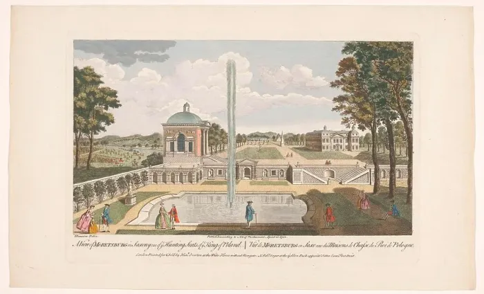 Framed Print : View of the Schloss Moritzburg, 1752. Creator: Unknown Framed Print : View of the Schloss Moritzburg, 1752. Creator: Unknown