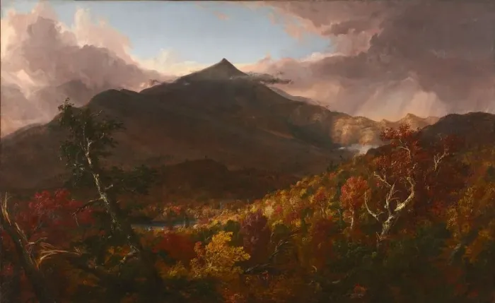 Framed Print : View of Schroon Mountain, Essex County, New York, After a Storm, 1838. Creator: Thomas Cole Framed Print : View of Schroon Mountain, Essex County, New York, After a Storm, 1838. Creator: Thomas Cole