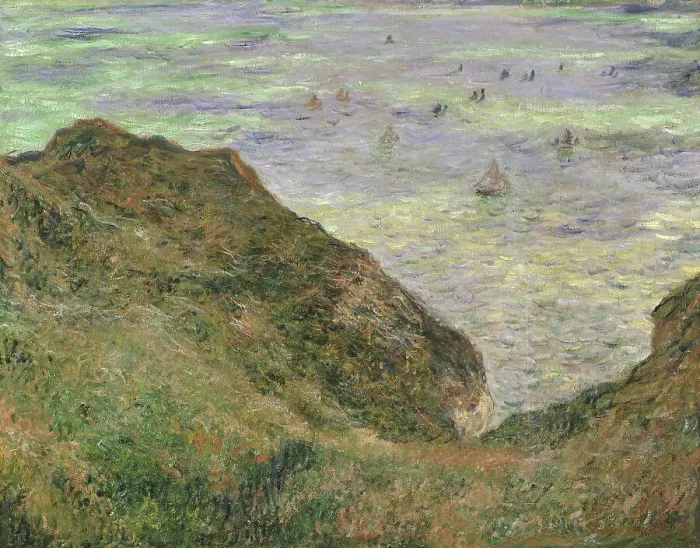 Framed Print : View over the Sea, 1882. Creator: Claude Monet Framed Print : View over the Sea, 1882. Creator: Claude Monet