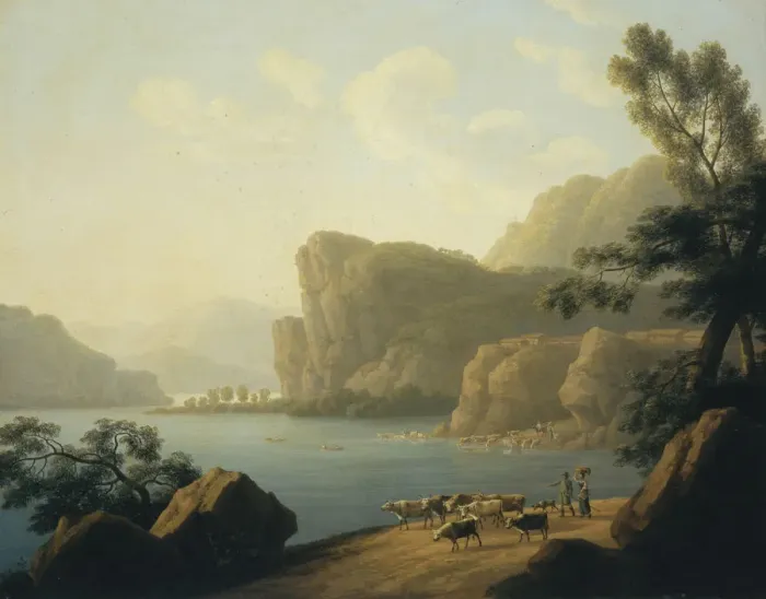 Framed Print : View of the Selenga River in Siberia, 1817. Artist: Martynov, Andrei Yefimovich (1768-1826) Framed Print : View of the Selenga River in Siberia, 1817. Artist: Martynov, Andrei Yefimovich (1768-1826)