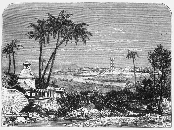 Framed Print : View of Seringapatam, c1891. Creator: James Grant Framed Print : View of Seringapatam, c1891. Creator: James Grant