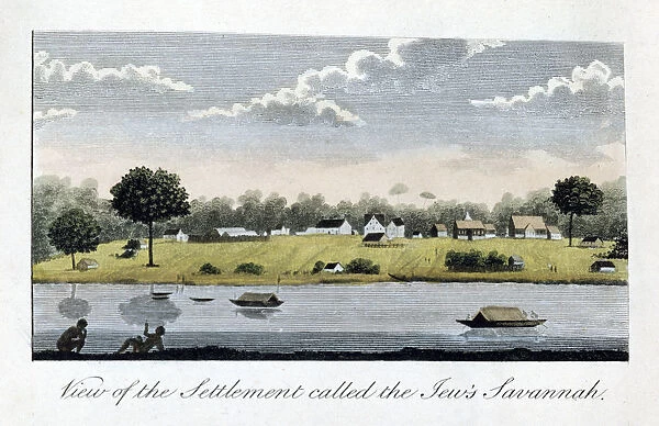 View of the Settlement called the Jews Savannah, 1813. Artist: John Gabriel Stedman