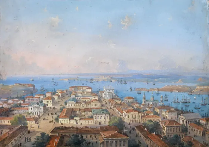 Framed Print : View of Sevastopol, 1860s-1870s. Artist: Bossoli, Carlo (1815-1884) Framed Print : View of Sevastopol, 1860s-1870s. Artist: Bossoli, Carlo (1815-1884)