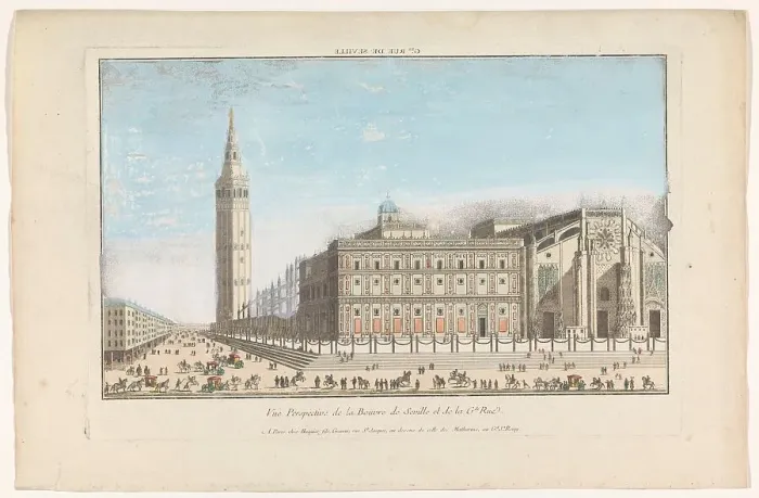 Framed Print : View of the Sevilla Cathedral, 1735-1805. Creator: Unknown Framed Print : View of the Sevilla Cathedral, 1735-1805. Creator: Unknown