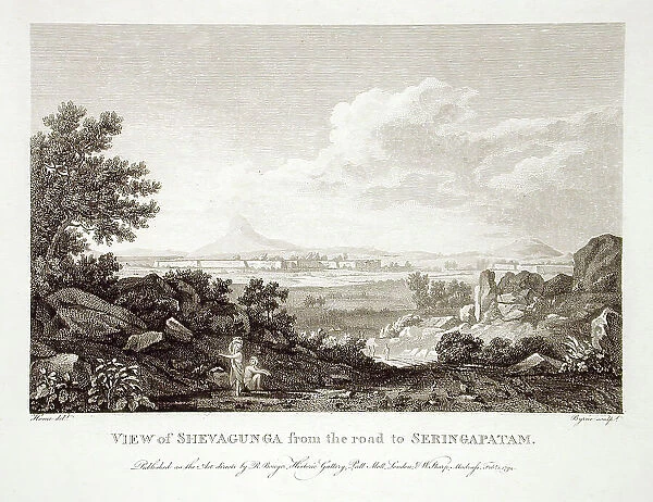 View of Shevagunga from the Road to Seringapatam, 1794. Creator: Robert Home