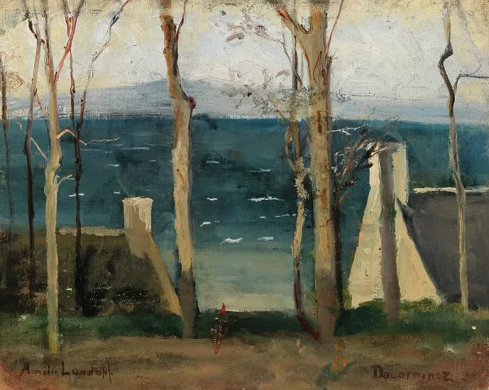 Framed Print : View of the Shore at Douarnenez, 1883-1884. Creator: Amelie Lundahl Framed Print : View of the Shore at Douarnenez, 1883-1884. Creator: Amelie Lundahl
