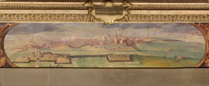 Framed Print : View of Siena, 1557-1558. Artist: Vasari, Giorgio (1511-1574) Framed Print : View of Siena, 1557-1558. Artist: Vasari, Giorgio (1511-1574)