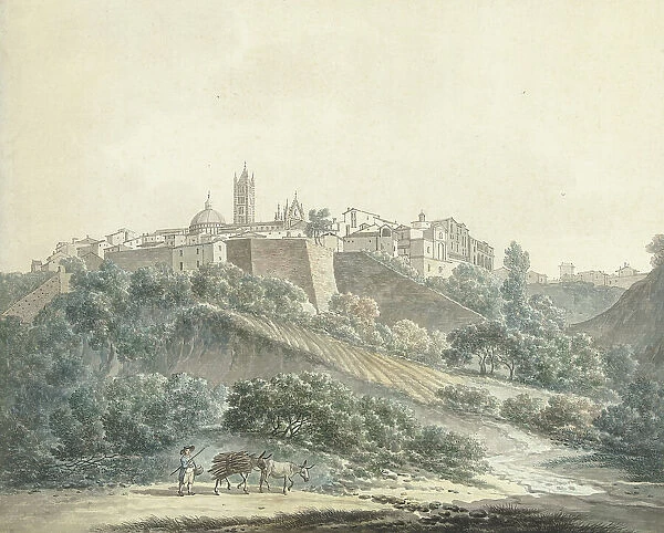 View of Siena, 1787. Creator: Daniel Dupré