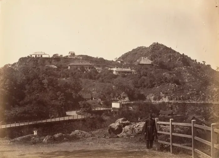 Framed Print : View of Simla, 1850s. Creator: Unknown Framed Print : View of Simla, 1850s. Creator: Unknown