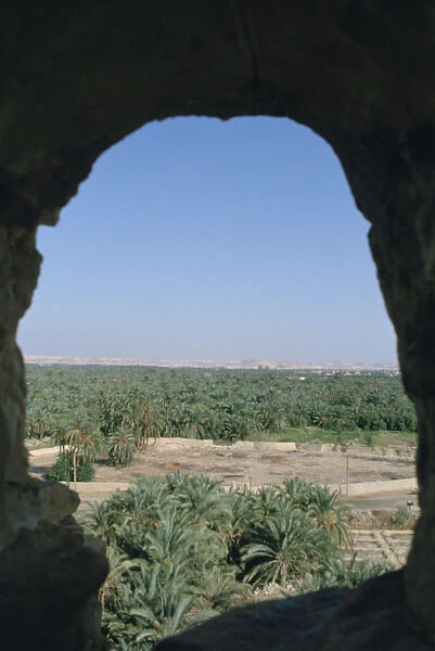 View of Siwa from Aghurmi, Egypt, 1992