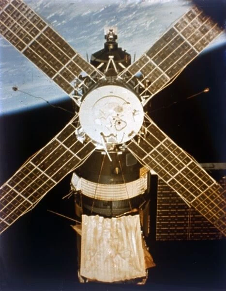 Last view of Skylab, 1974. Creator: NASA