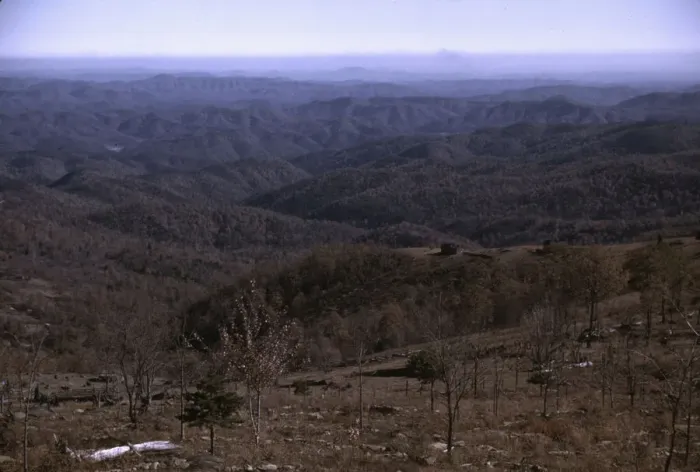 Framed Print : View from the Skyline Drive, Virginia. ca. 1940. Creator: Jack Delano