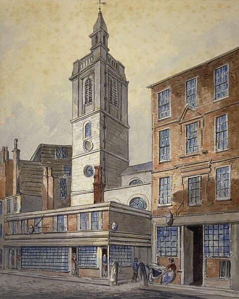 View of St Dionis Backchurch, City of London, 1815. Artist: William Pearson