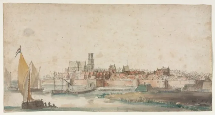 Framed Print : View of St. Geertruidenberg, 1600s. Creator: Unknown Framed Print : View of St. Geertruidenberg, 1600s. Creator: Unknown