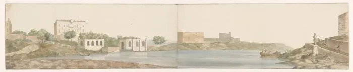 Framed Print : View of St Julian's bay on the island of Malta, 1778. Creator: Louis Ducros Framed Print : View of St Julian's bay on the island of Malta, 1778. Creator: Louis Ducros