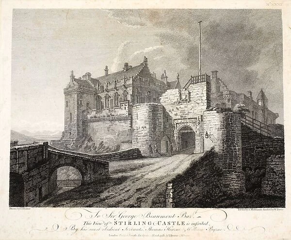 View of Stirling Castle, eng. William Byrne, pub. 1781. Creator: Thomas Hearne (1744 - 1817)