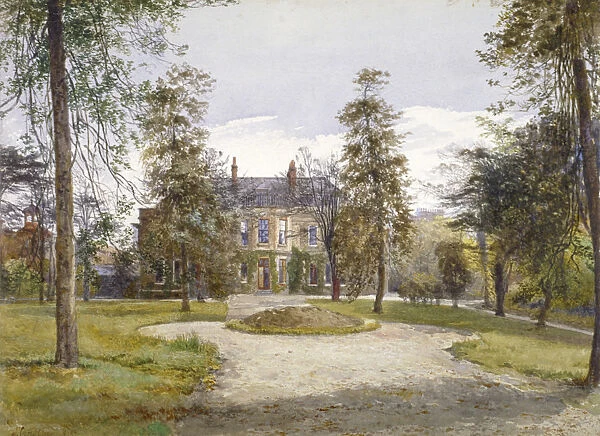 View of Stockwell Park House from the garden, Lambeth, London, 1887