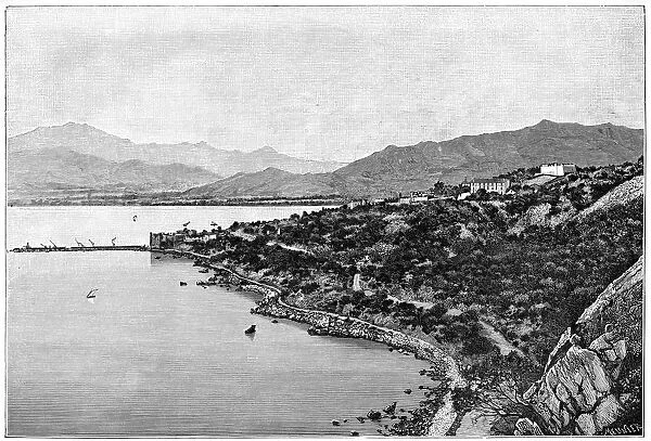 View of Stora Bay, c1890. Artist: Meunier
