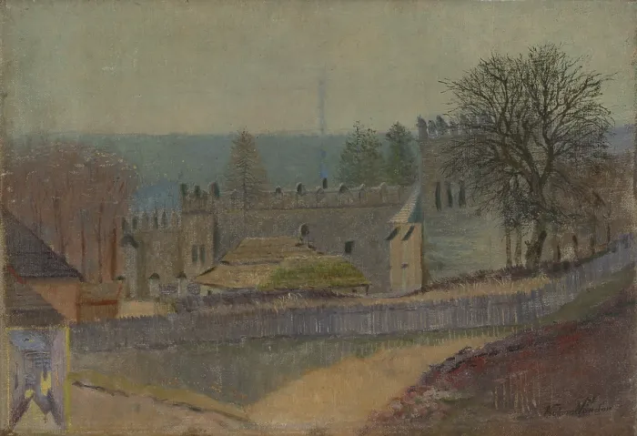 Framed Print : View of Strazky, 1890-1900. Creator: Ferdinand Katona Framed Print : View of Strazky, 1890-1900. Creator: Ferdinand Katona