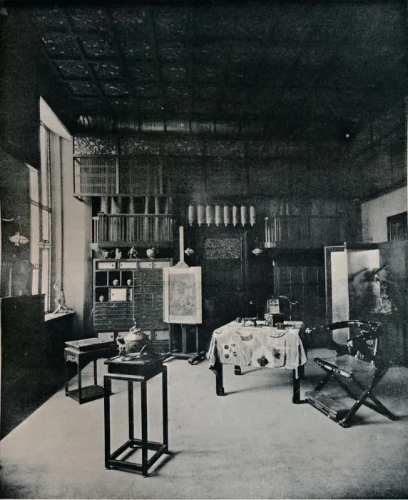 Framed Print : View of the Studio, at 25 Cadogan Gardens, c1899 Framed Print : View of the Studio, at 25 Cadogan Gardens, c1899