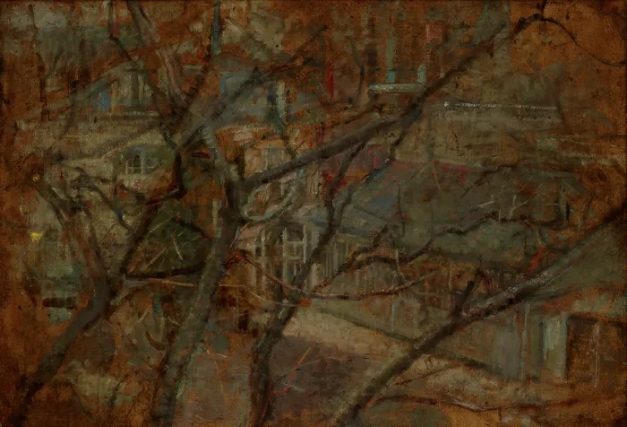 Framed Print : View from the Studio's Window, c1914. Creator: Olga Boznanska. View from the Studio's Window, c1914. Creator: Olga Boznanska Framed Print : View from the Studio's Window, c1914. Creator: Olga Boznanska. View from the Studio's Window, c1914. Creator: Olga Boznanska