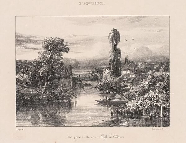 View taken at Alencon (Vue Prise a Alencon), 1839. Creator: Jules Dupré