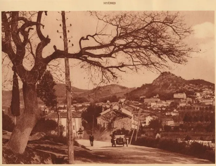 Framed Print : View taken from Chemin de l Hermitage, Hyeres, 1930. Creator: Unknown Framed Print : View taken from Chemin de l Hermitage, Hyeres, 1930. Creator: Unknown