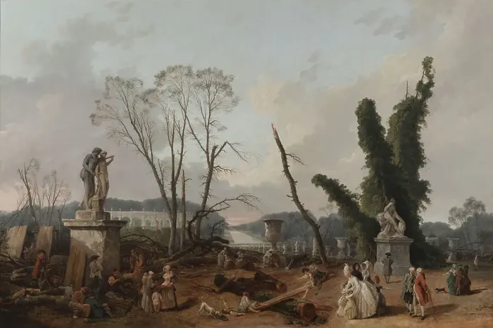 Framed Print : View of the Tapis Vert at Versailles, 1777 Framed Print : View of the Tapis Vert at Versailles, 1777