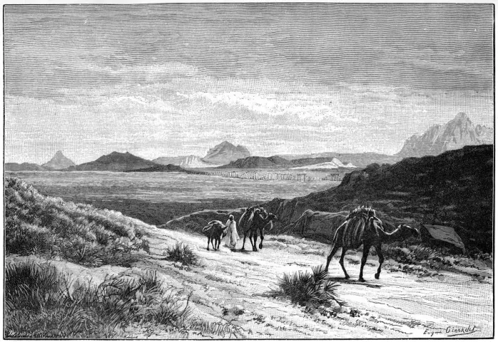 Framed Print : View from the Tellat Pass, Tunisia, c1890 Framed Print : View from the Tellat Pass, Tunisia, c1890