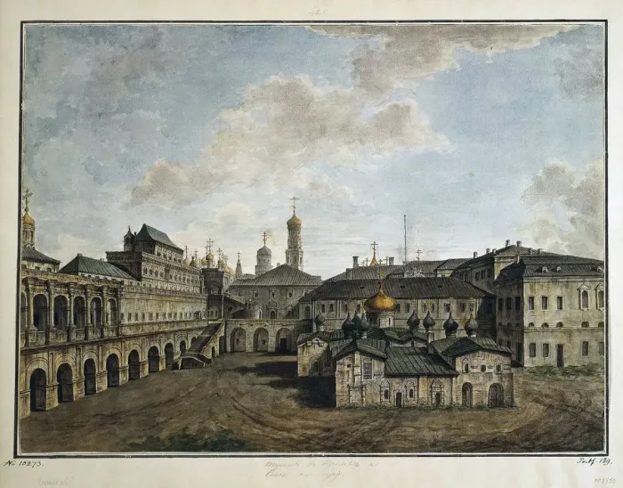 Framed Print : View of the Terem Palace in Moscow, 1800-1810 Framed Print : View of the Terem Palace in Moscow, 1800-1810