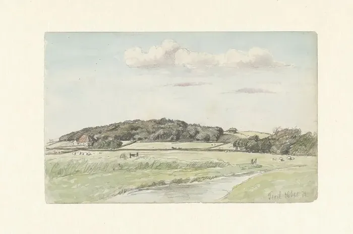 Framed Print : View of Texel, 1879. Creator: Jan Hoynck van Papendrecht Framed Print : View of Texel, 1879. Creator: Jan Hoynck van Papendrecht