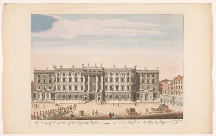 Framed Print : View of the front of the Berliner Stadtschloss in Berlin, 1754-1755. Creator: R. Benning Framed Print : View of the front of the Berliner Stadtschloss in Berlin, 1754-1755. Creator: R. Benning