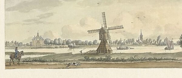 View of Tienhoven and Het Huis Herlaar, 1750. Creator: Jan de Beyer