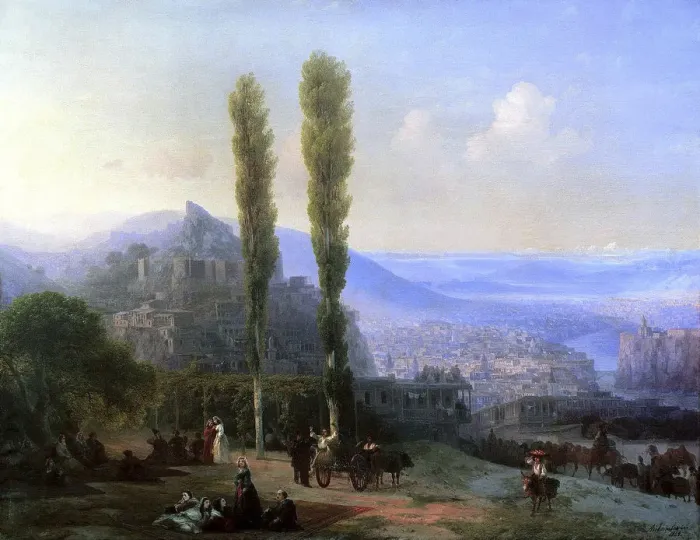 Framed Print : View of Tiflis, 1869 Framed Print : View of Tiflis, 1869