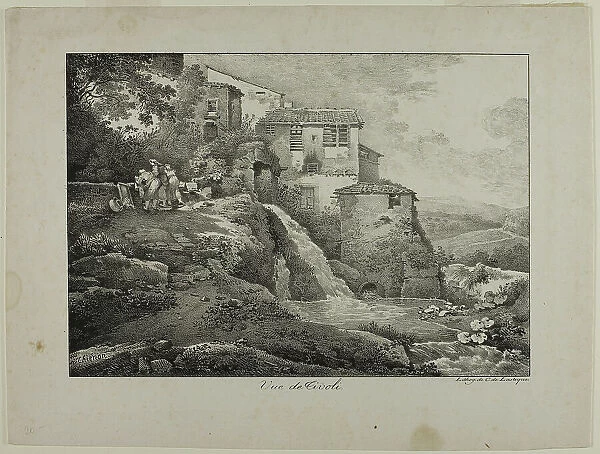 View of Tivoli, 1817. Creator: Claude Thiénon