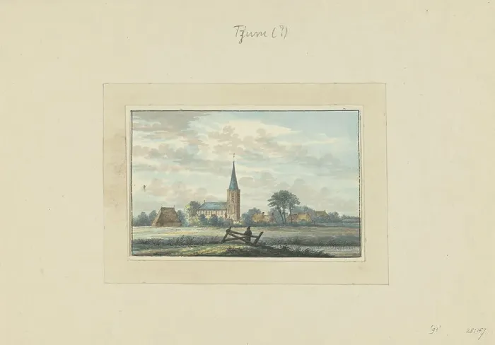 Framed Print : View of Tjum (?), 1700-1800. Creator: Anon Framed Print : View of Tjum (?), 1700-1800. Creator: Anon
