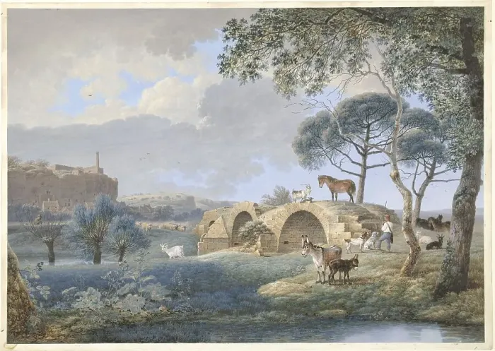 Framed Print : View of Tours, 1808. Creator: Josephus Augustus Knip Framed Print : View of Tours, 1808. Creator: Josephus Augustus Knip