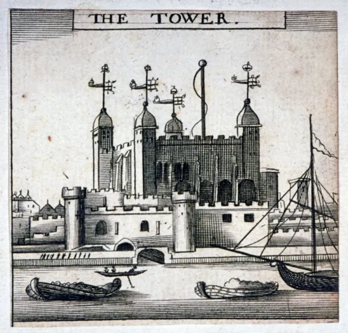 Framed Print : View of the Tower of London with boats on the River Thames, c1750 Framed Print : View of the Tower of London with boats on the River Thames, c1750