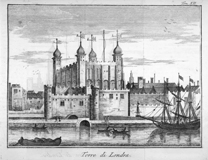 Framed Print : View of the Tower of London from the River Thames, 1742. Artist Framed Print : View of the Tower of London from the River Thames, 1742. Artist