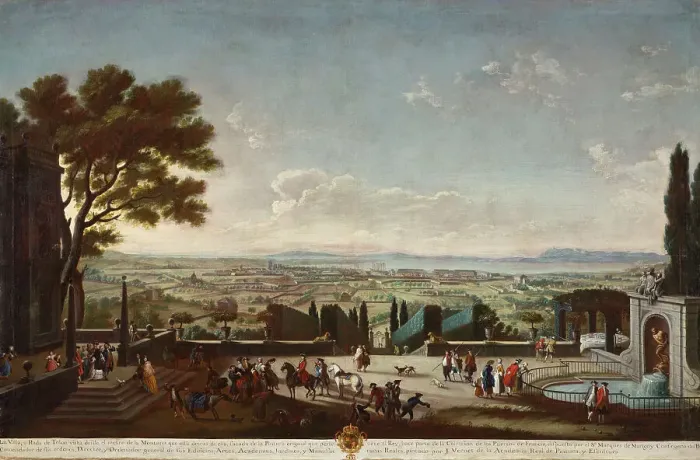 Framed Print : View of the Town and Harbor of Toulon (La villa y rada de Tolón) (image 1 of 2), 1771. Creator: Juan Patricio Morlete Ruiz Framed Print : View of the Town and Harbor of Toulon (La villa y rada de Tolón) (image 1 of 2), 1771. Creator: Juan Patricio Morlete Ruiz