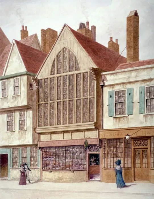 Framed Print : View of Trinity Hall, Aldersgate Street, City of London, 1780 Framed Print : View of Trinity Hall, Aldersgate Street, City of London, 1780
