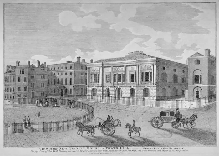 Framed Print : View of Trinity House from Trinity Square, City of London, 1799 Framed Print : View of Trinity House from Trinity Square, City of London, 1799