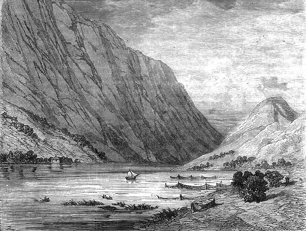 View of the Trondhjem Fiord; Northern Wanderings, 1875. Creator: Frank Usher