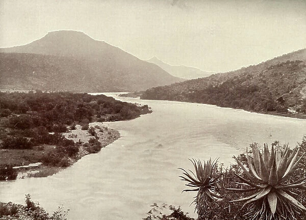 View of the Tugela River, c1900. Creator: N. P. Edwards